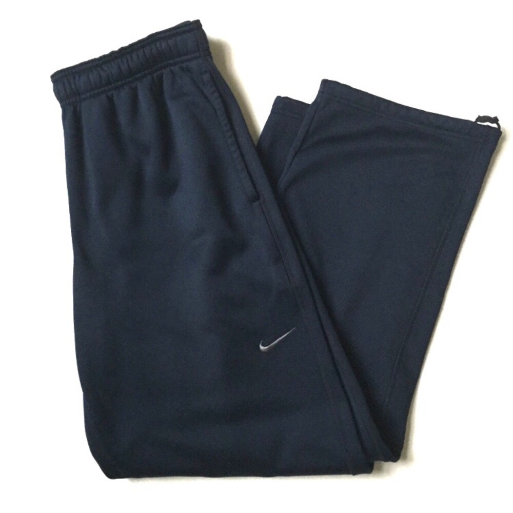 Nike men’s track pants joggers navy thermal fit L